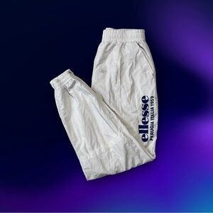 Vintage Ellesse track pants elastic waist drawstring size Large men’s